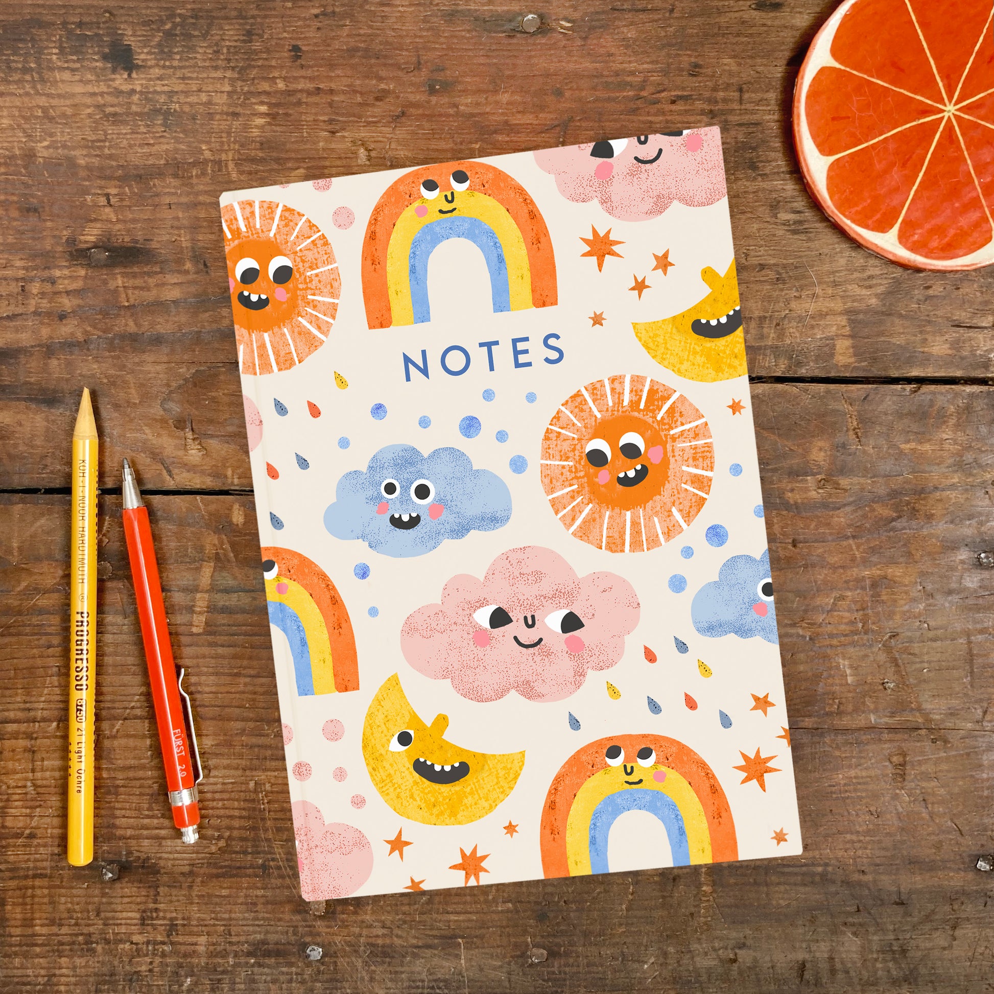 A5 Weather Faces Notebook image 1