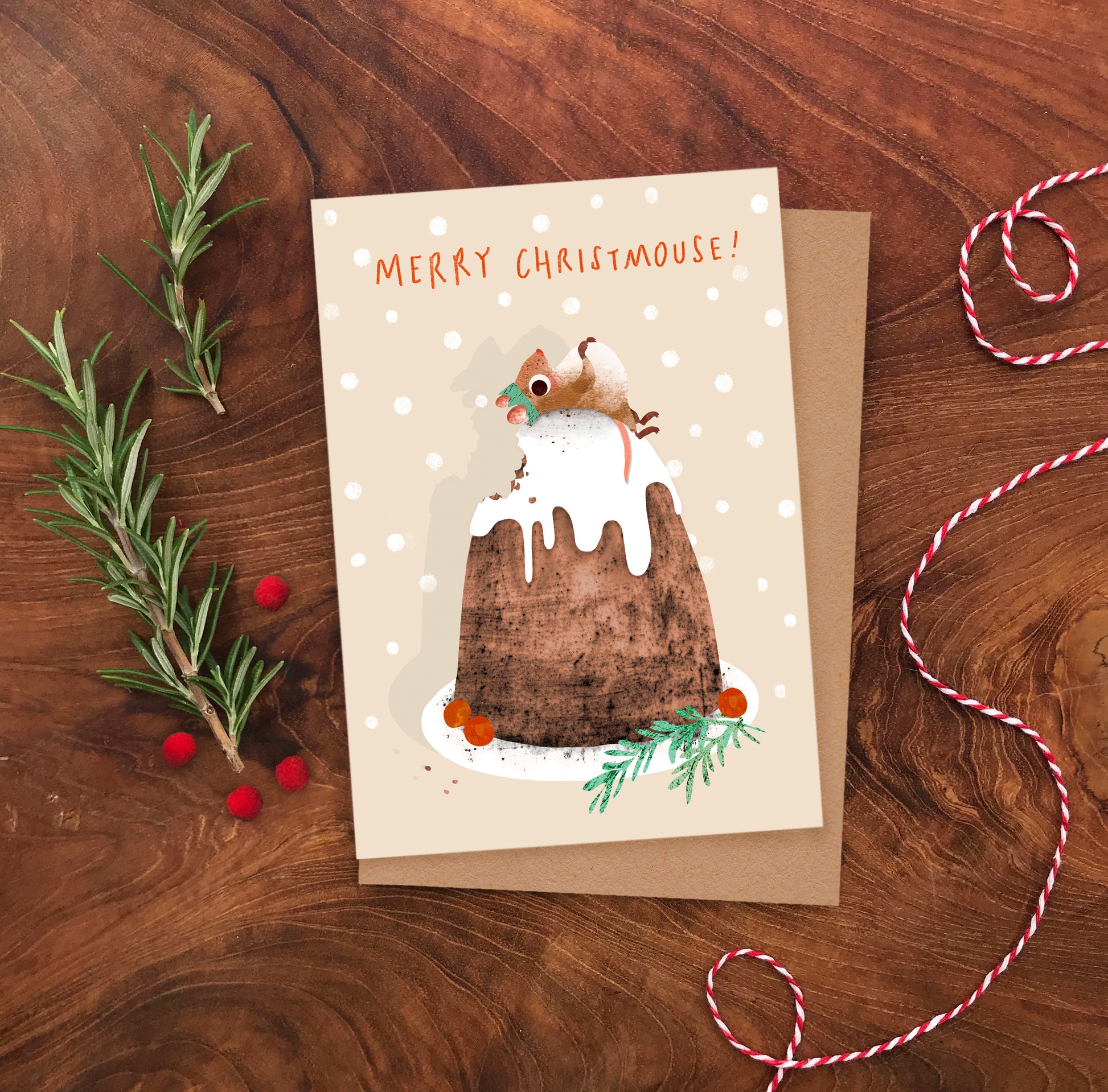 Christmas Mice Greeting Cards- Multipack of 8 image 3