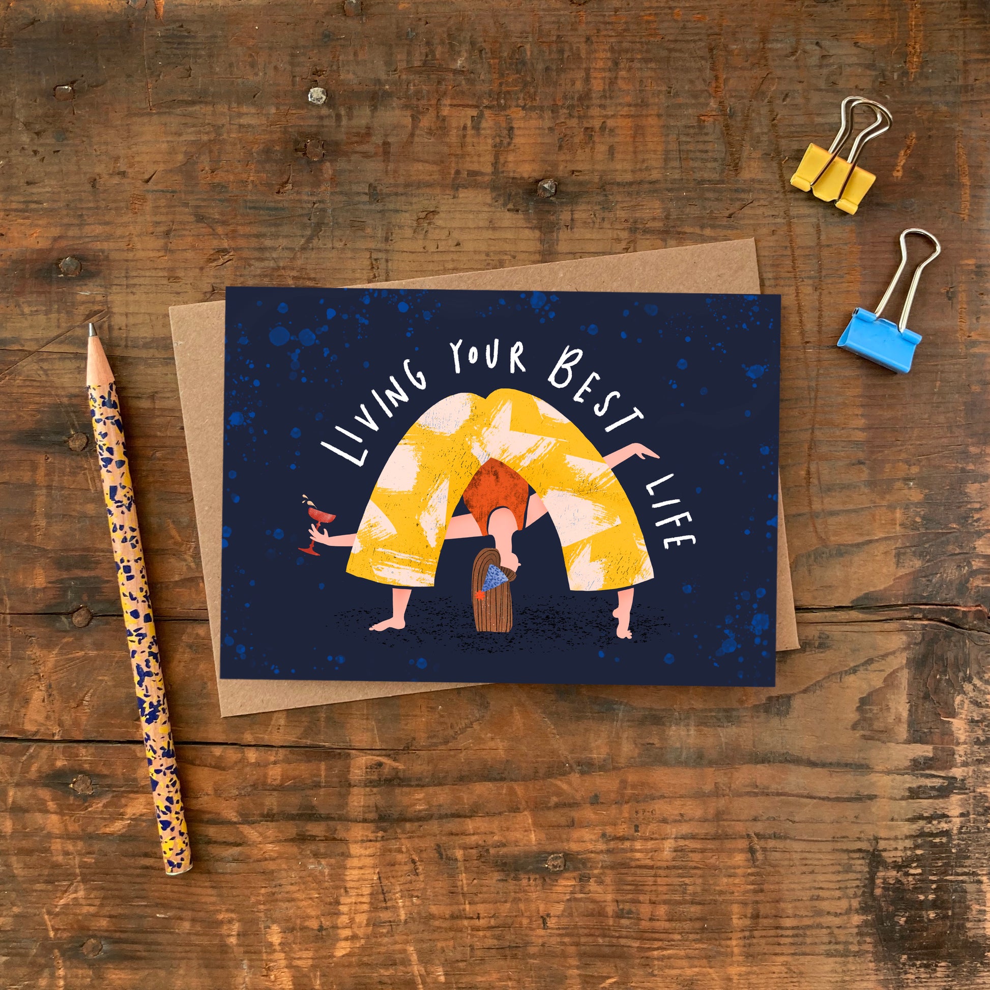 Living Your Best Life Greeting Card image 1