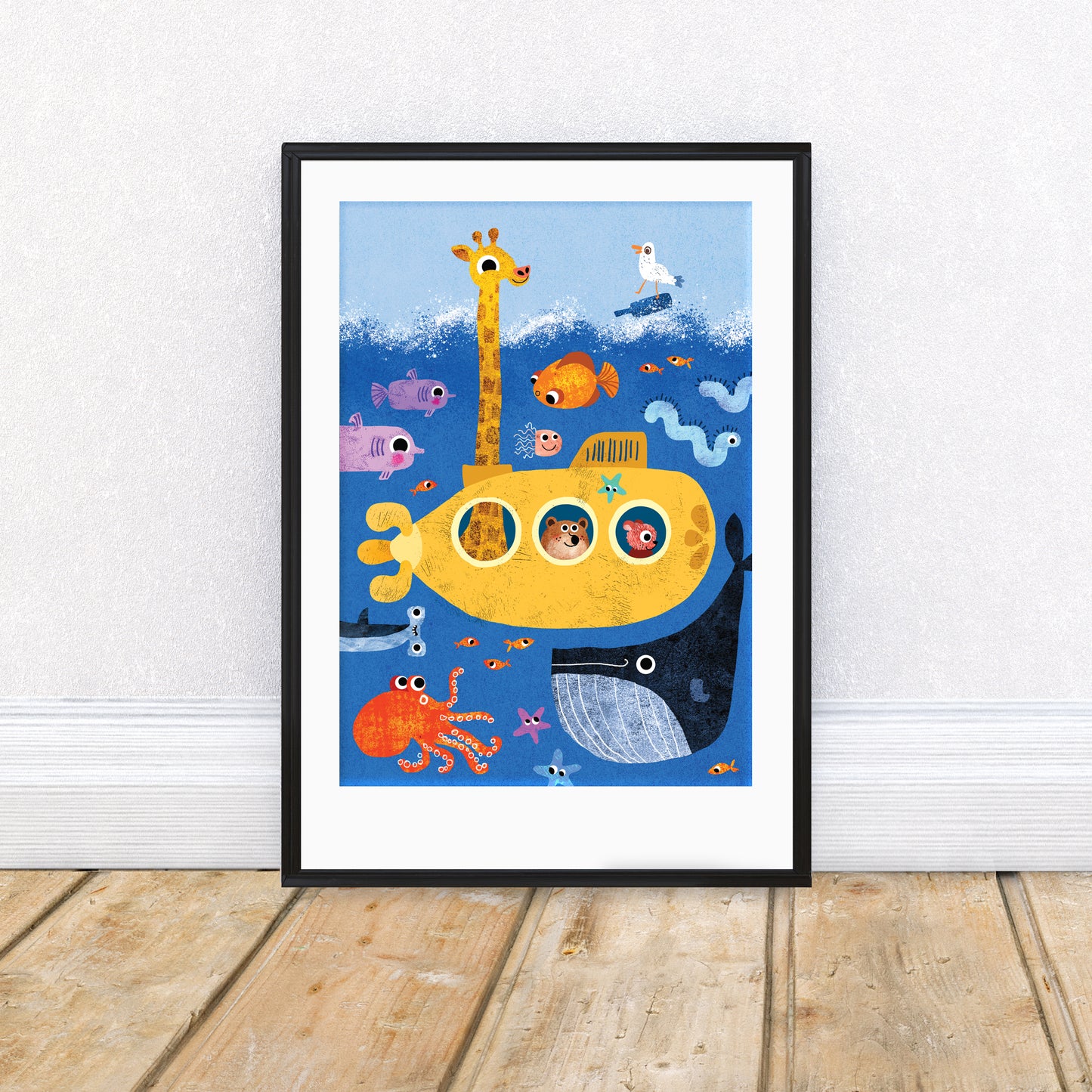 Submarine A4 Art Print image 1