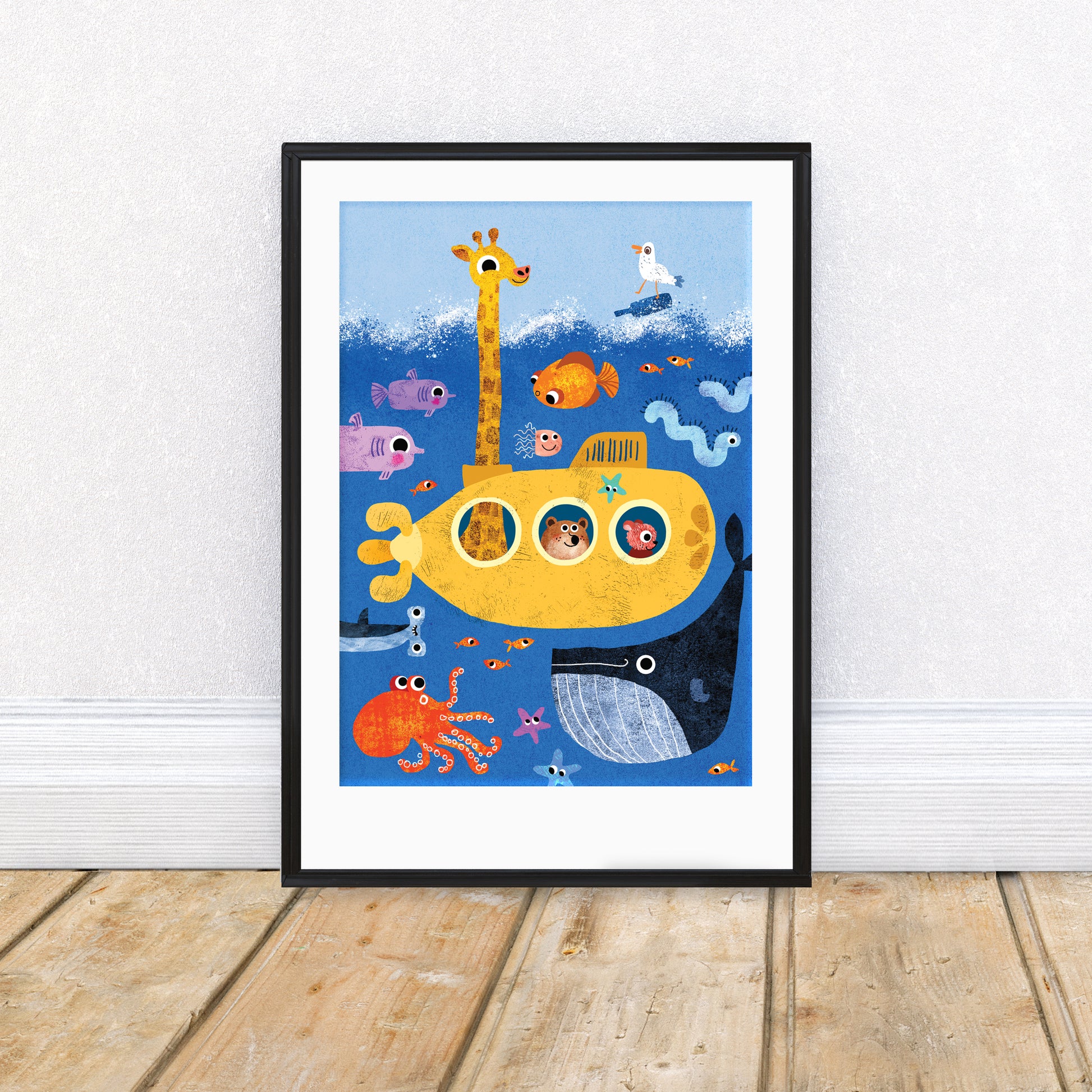 Submarine A4 Art Print image 1
