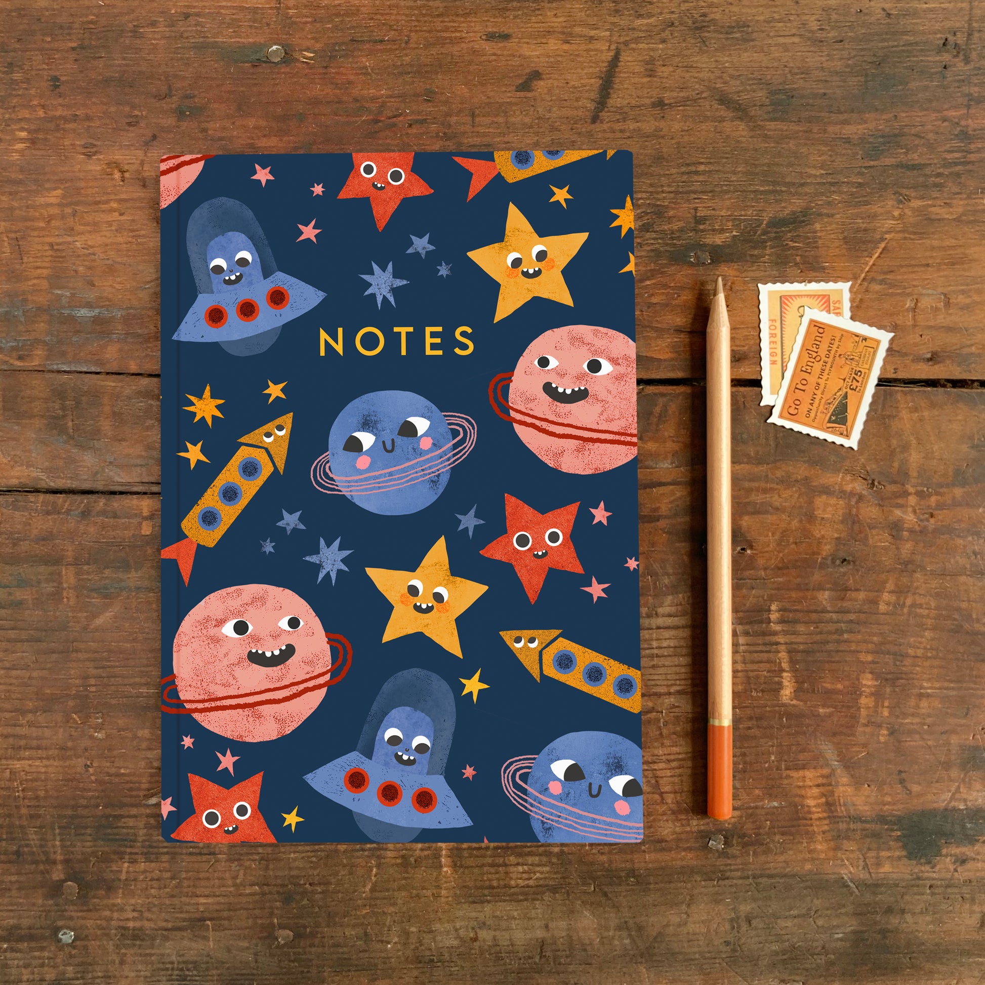 A5 Space Faces Notebook image 1