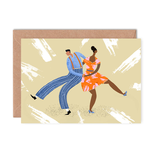 Let's Boogie Greeting Card image 0