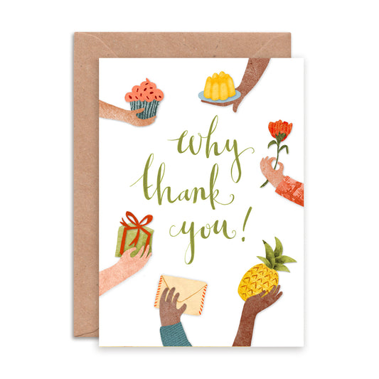 Why Thank You Greetings Card image 0