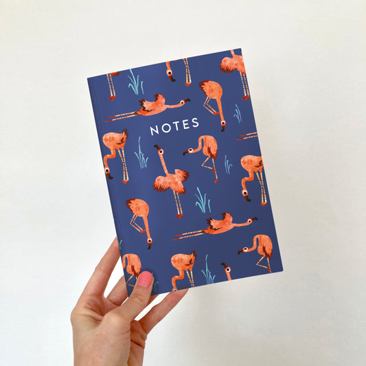 A5 Flamingo Notebook image 0
