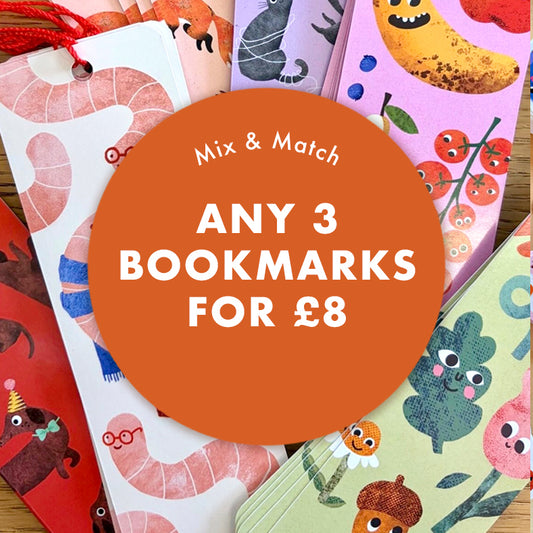 Bundle of 3 Bookmarks - Mix & Match