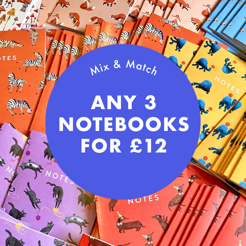 Bundles of 3 Notebooks - Mix & Match