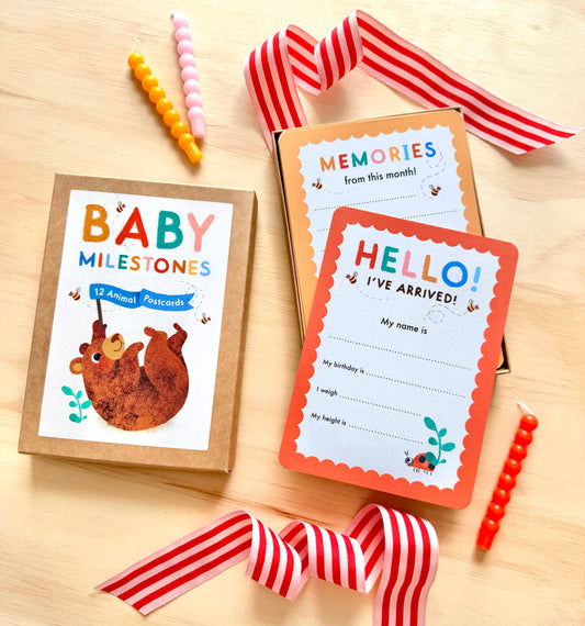 Baby Milestone Cards | Animal Themed Keepsake Cards