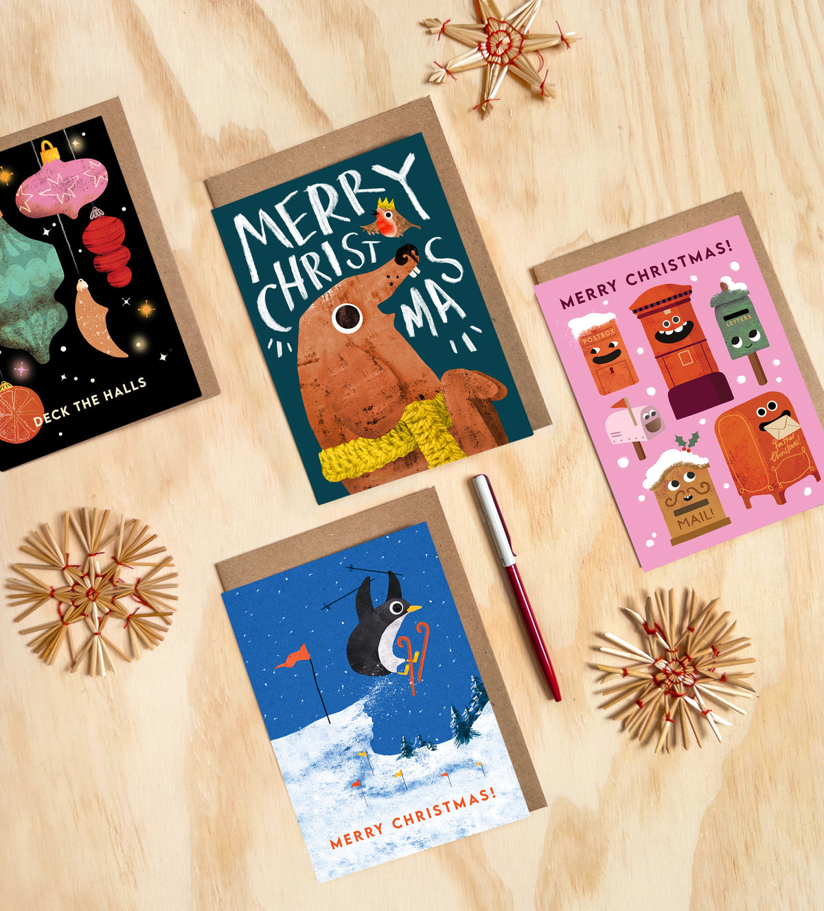Bundle of 4 Greeting Cards - Mix & Match