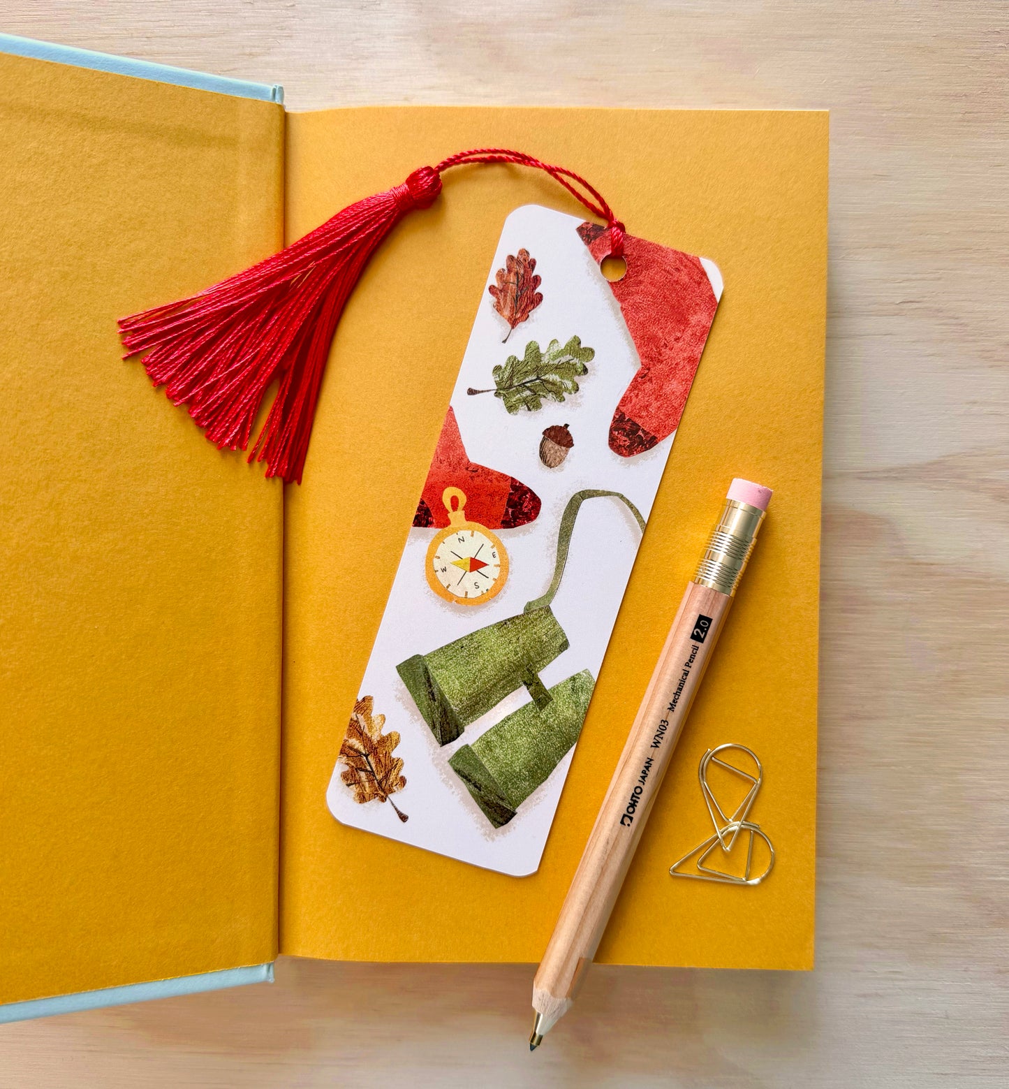 Adventure Bookmark with Tassel