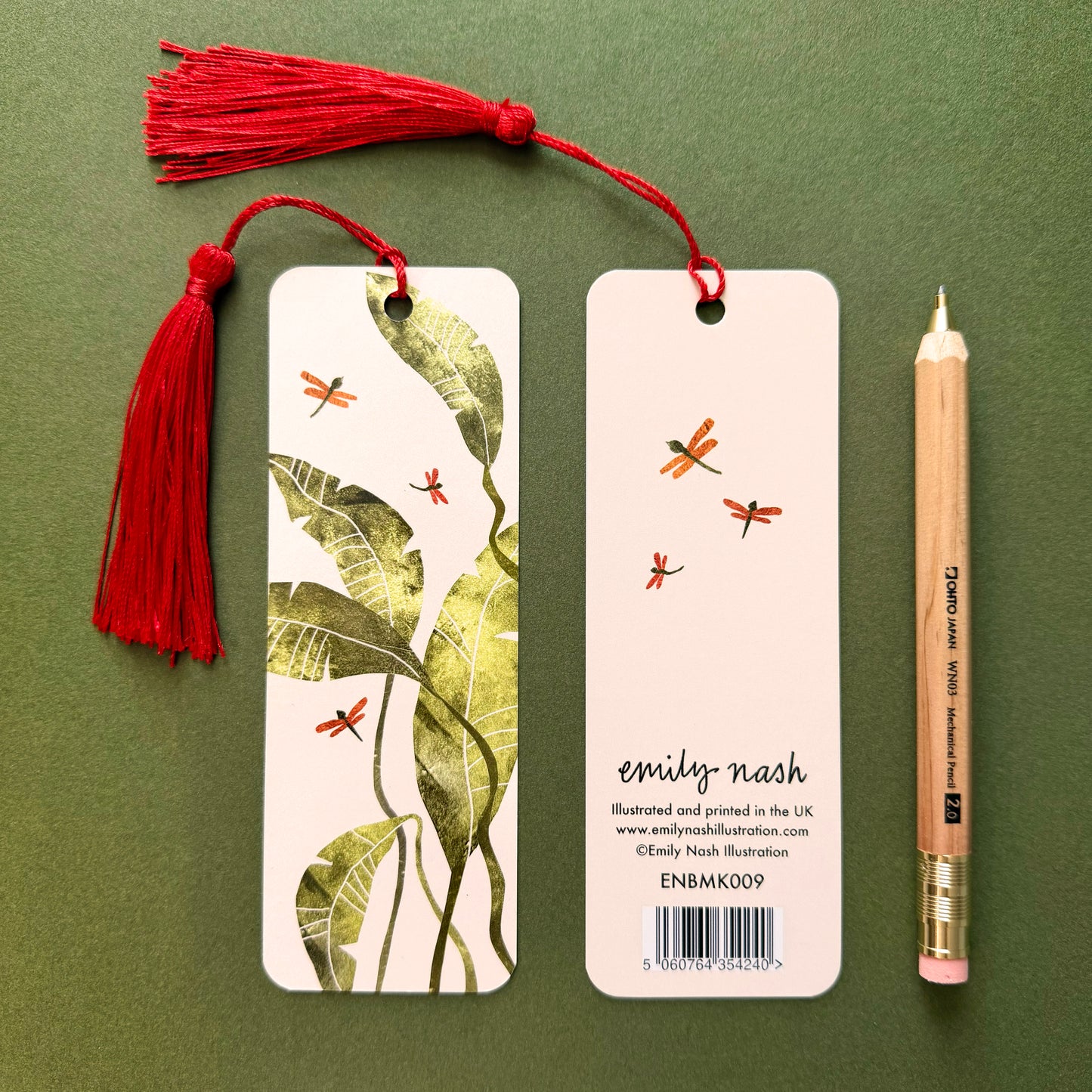 Palm Leaves Bookmark with Tassel