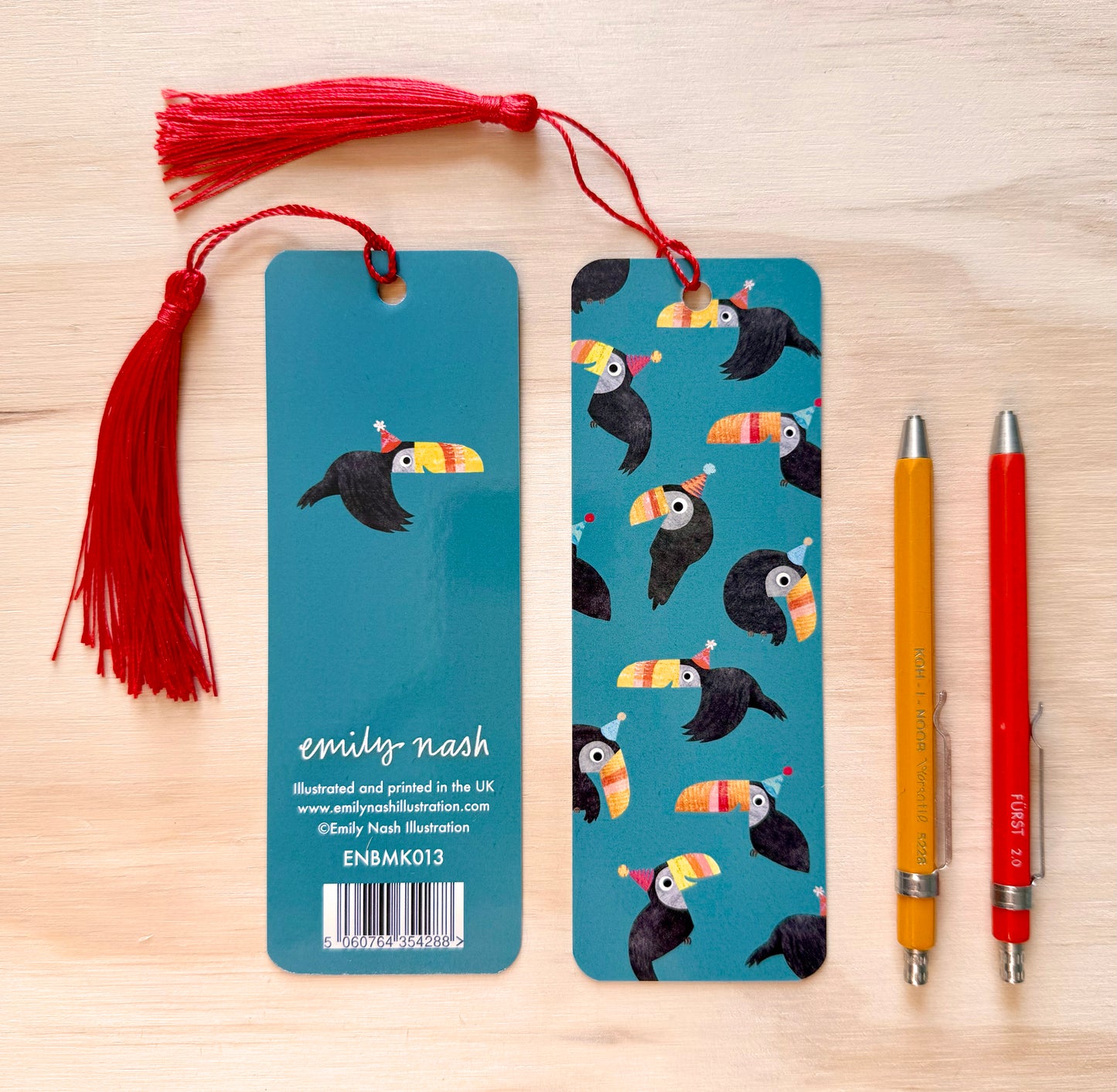 Toucan Bookmark with Tassel