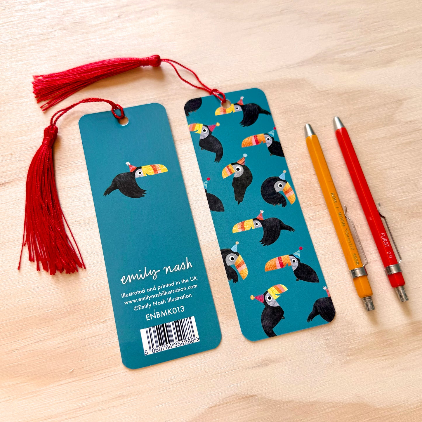 Toucan Bookmark with Tassel