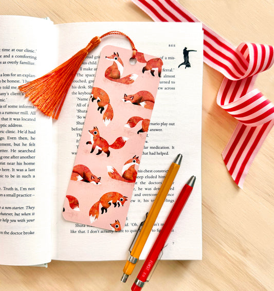 Fox Bookmark with Tassel