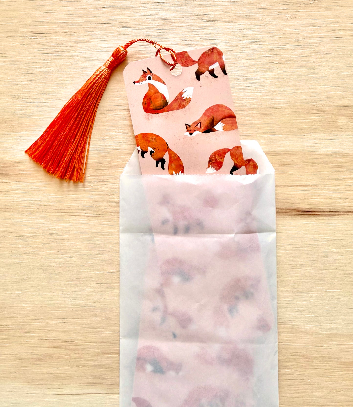Fox Bookmark with Tassel