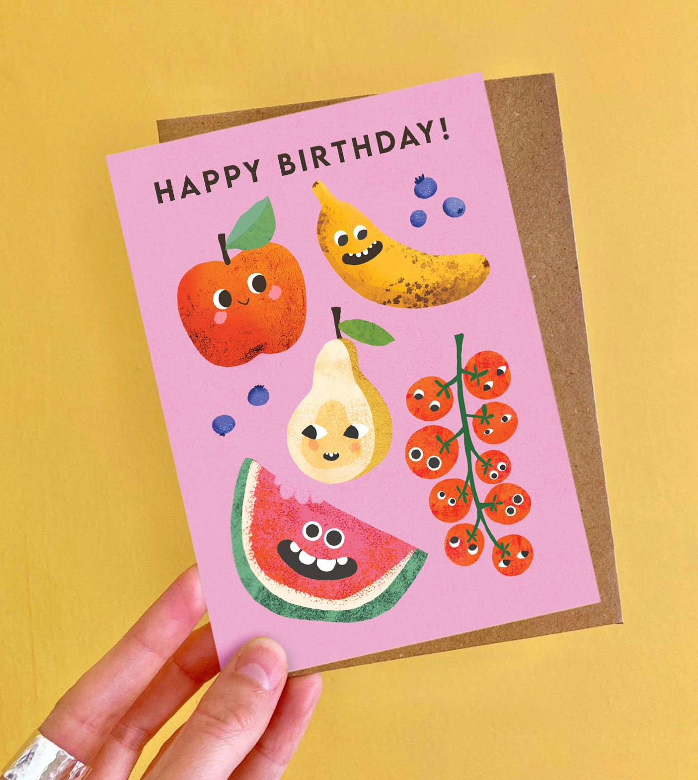 Funny Faces 2 Birthday Multipack x 6 Greeting Cards