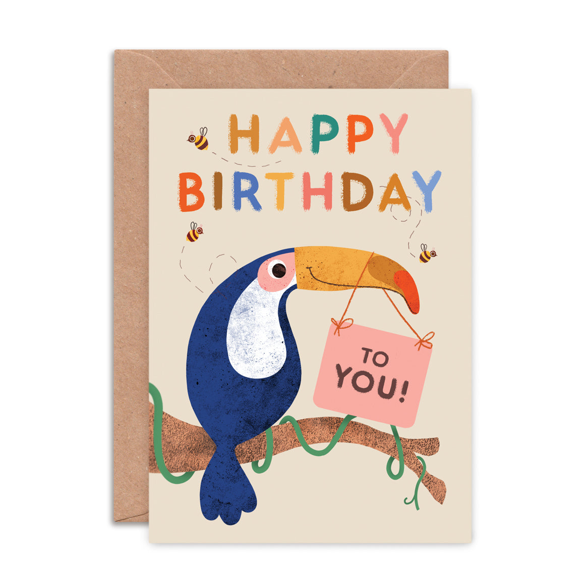 Happy Birthday Bird Greeting Card