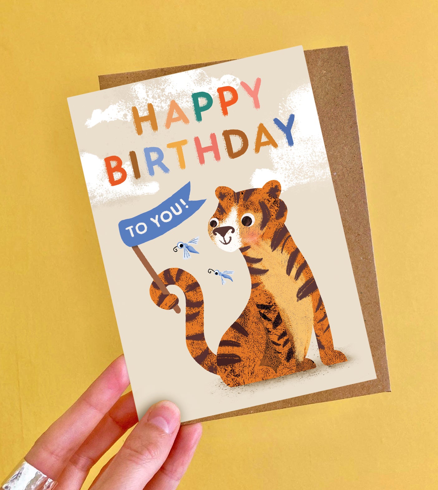 Happy Birthday Tiger Greeting Card