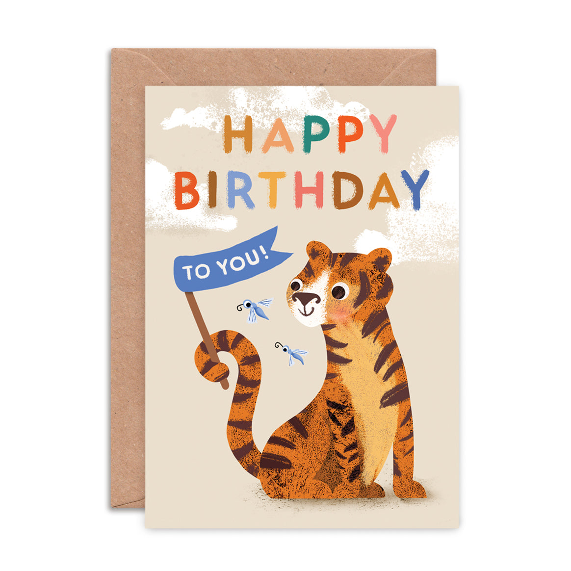 Happy Birthday Tiger Greeting Card