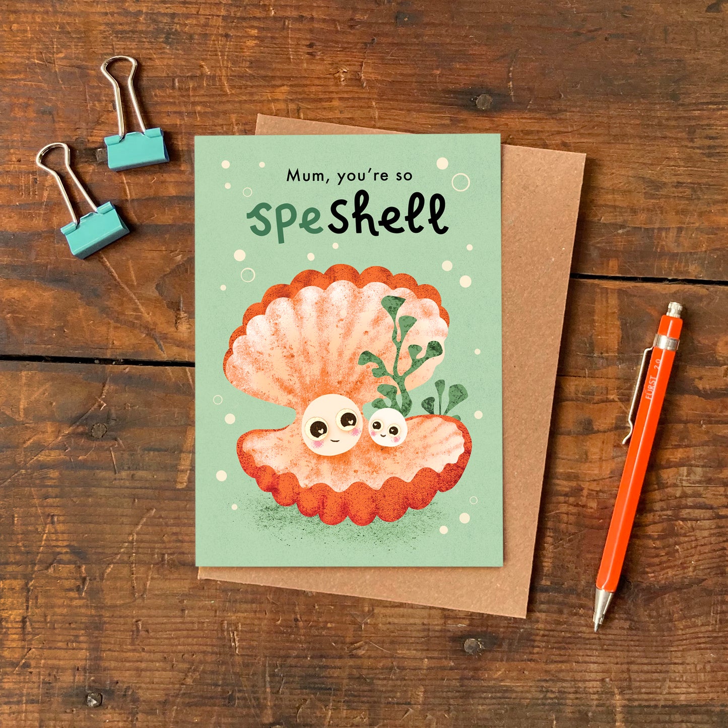 Speshell Mum Greeting Card