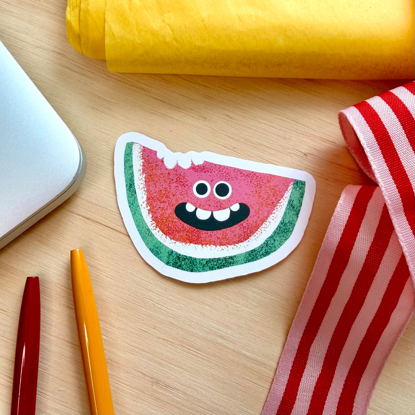Watermelon Vinyl Sticker | Decorative 6cm Decal