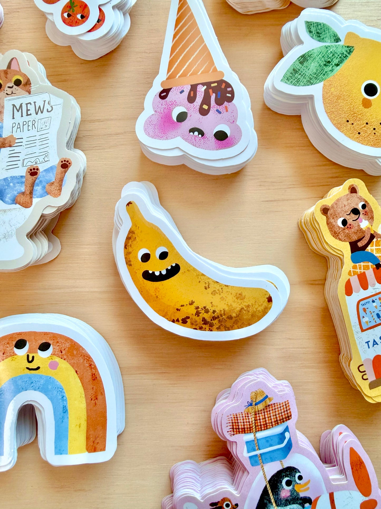 Banana Vinyl Sticker | Decorative 6cm Decal