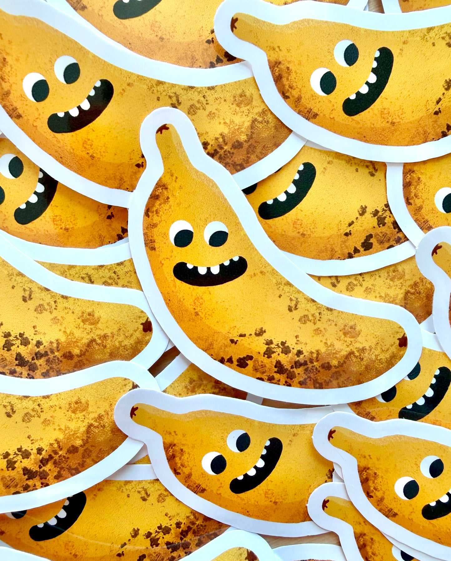 Banana Vinyl Sticker | Decorative 6cm Decal