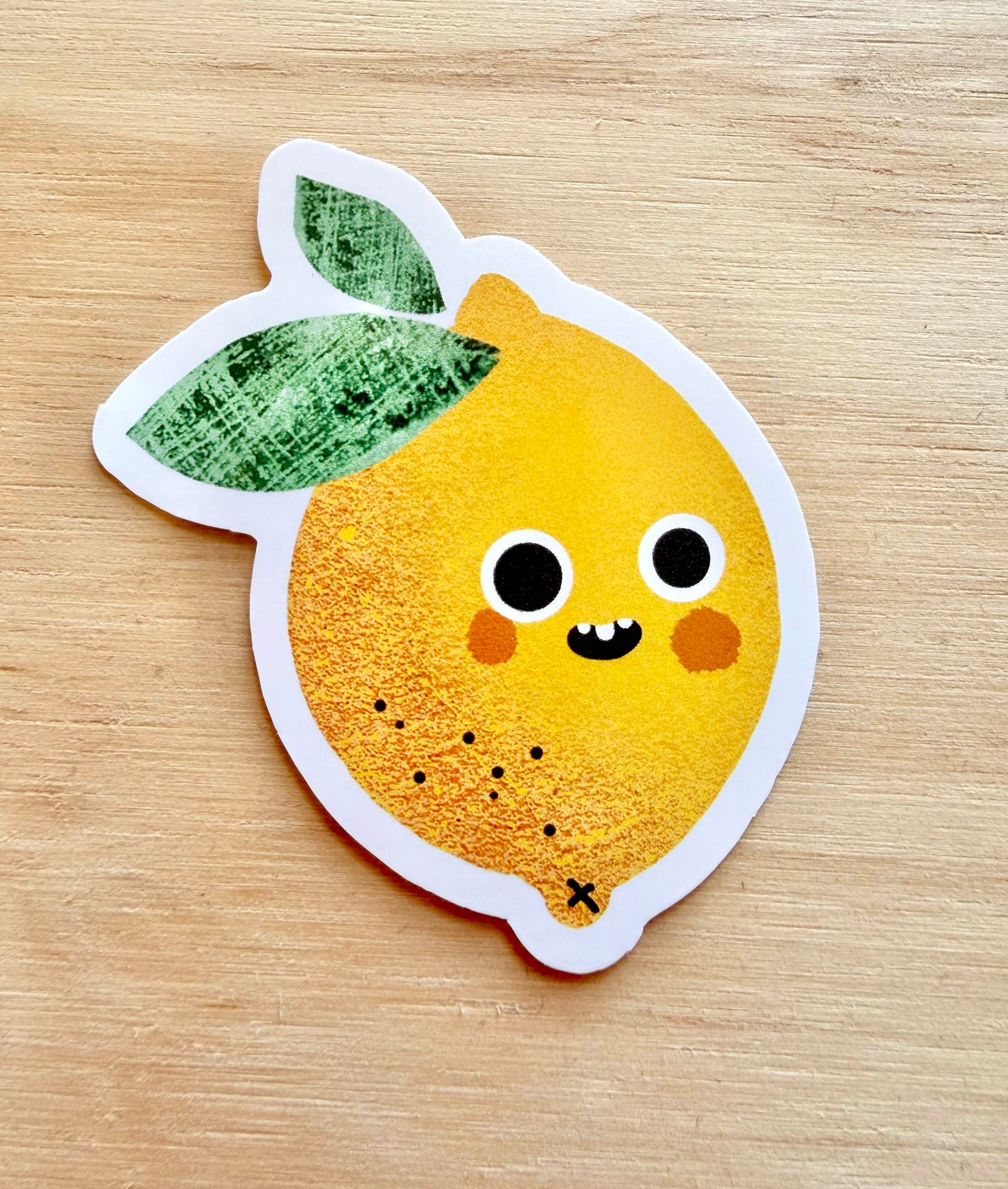 Lemon Vinyl Sticker 6cm | Decorative Decal