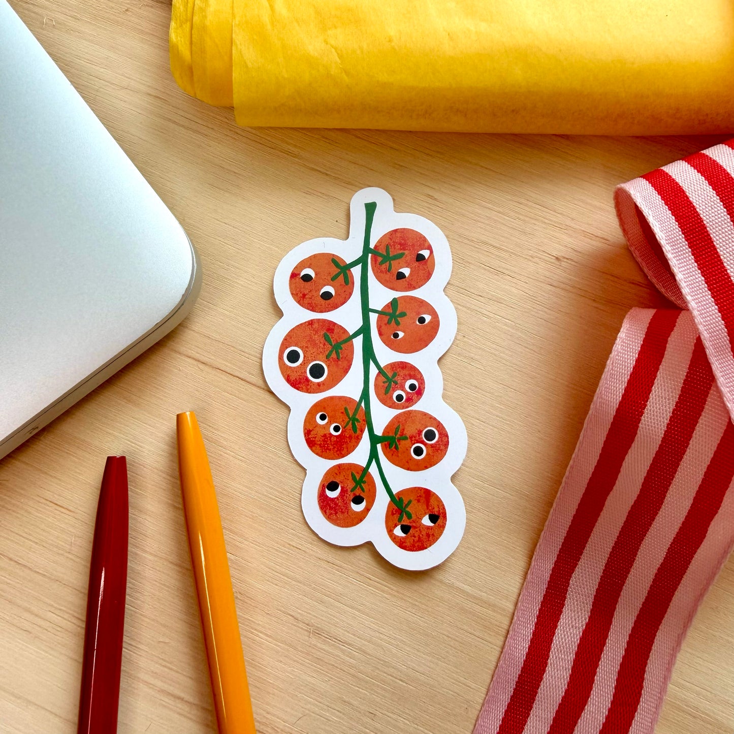 Tomato Vinyl Sticker | Decorative 6cm Decal