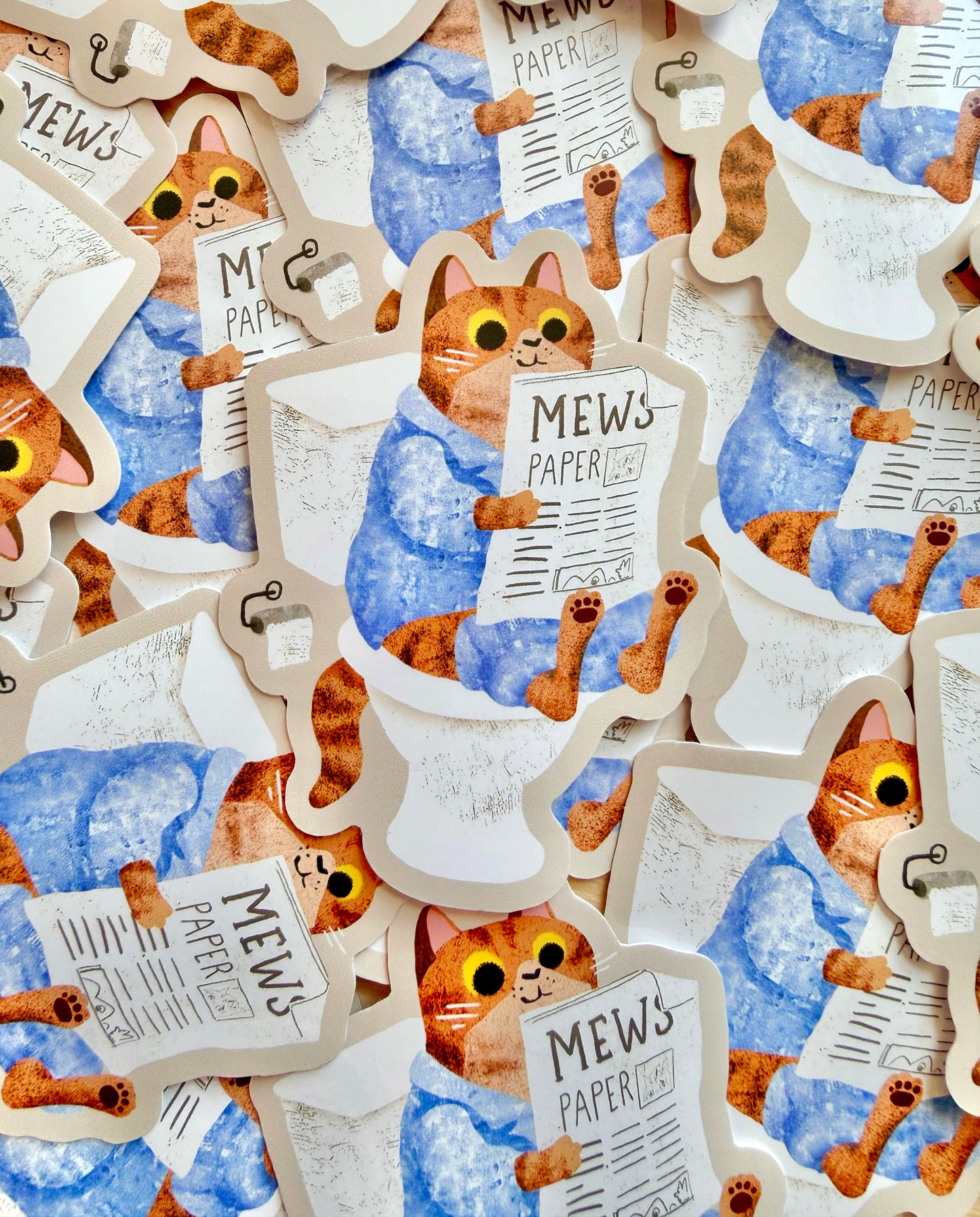 Cat’s Pyjamas Vinyl Sticker | Decorative 8cm Decal