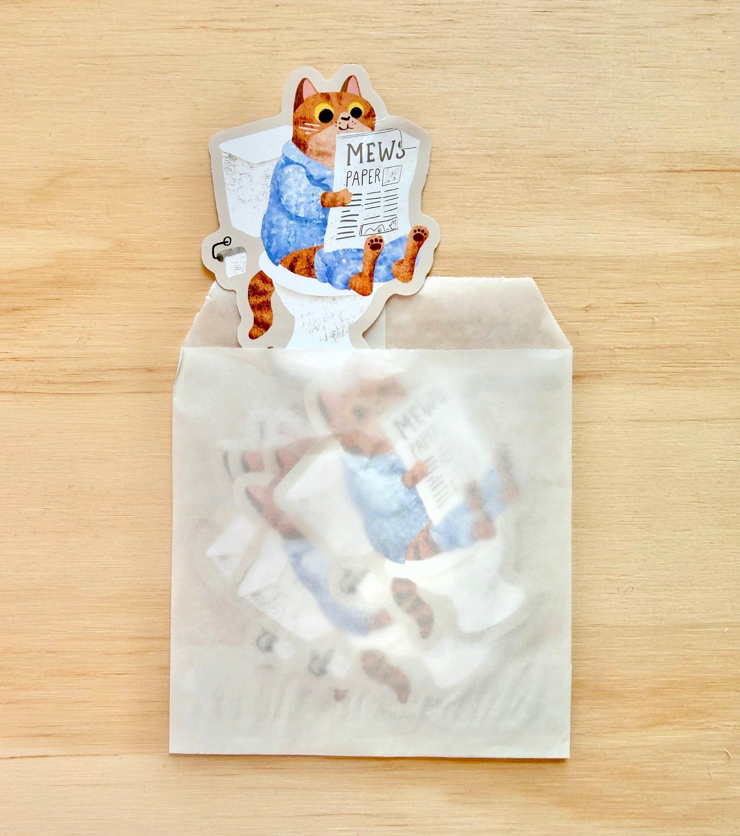 Cat’s Pyjamas Vinyl Sticker | Decorative 8cm Decal
