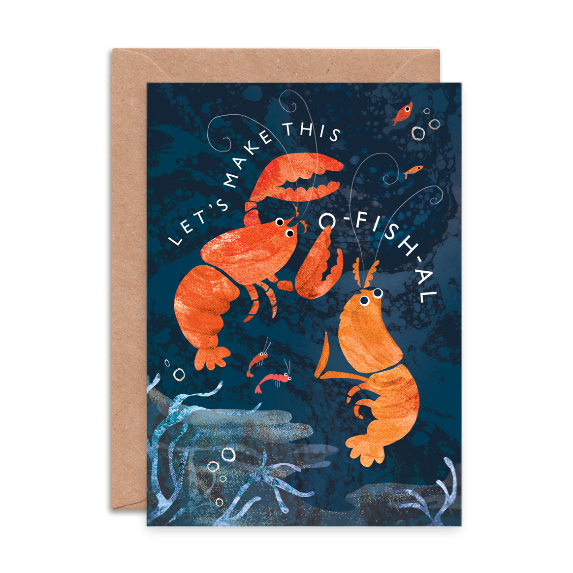 Let's Make This O-fish-al Greeting Card image 0