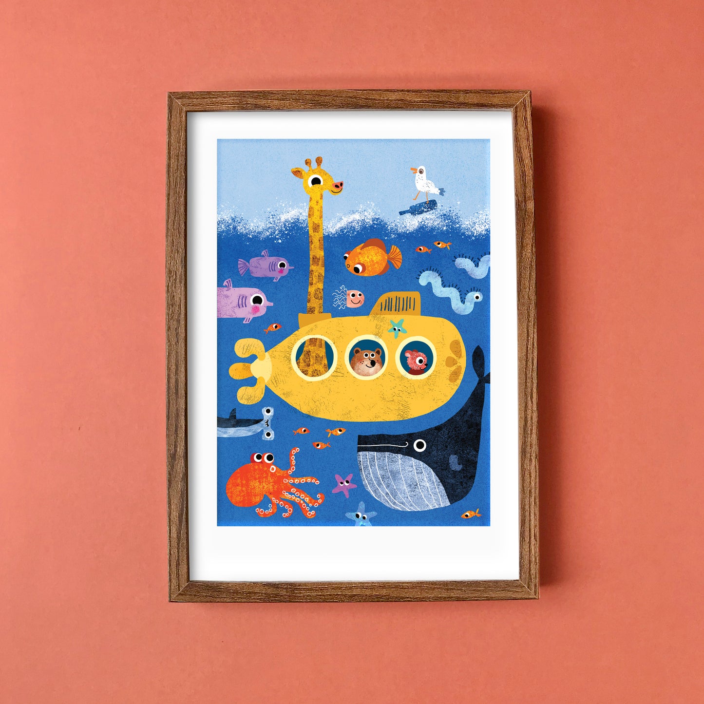 Submarine A4 Art Print image 0