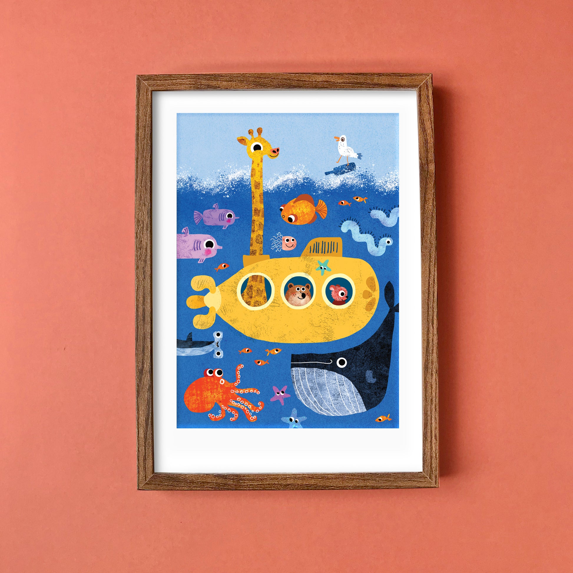 Submarine A4 Art Print image 0