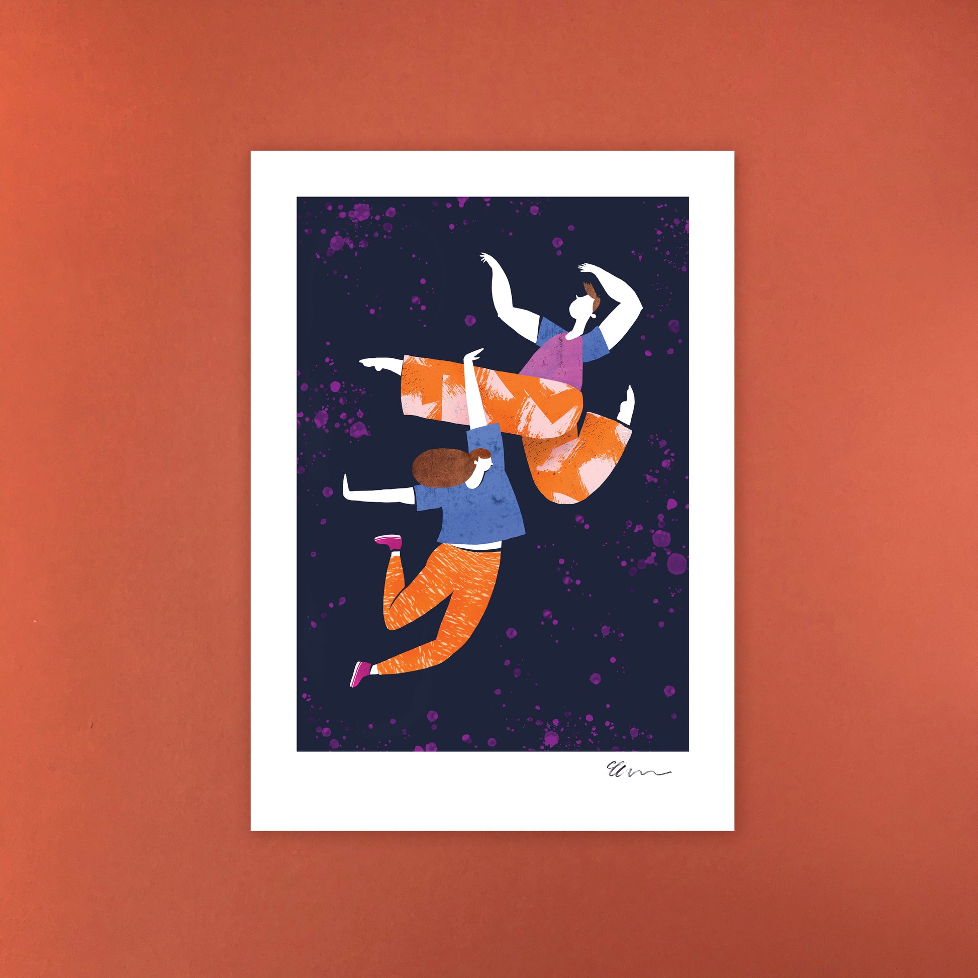 'Break Prancing' A4 Art Print image 2