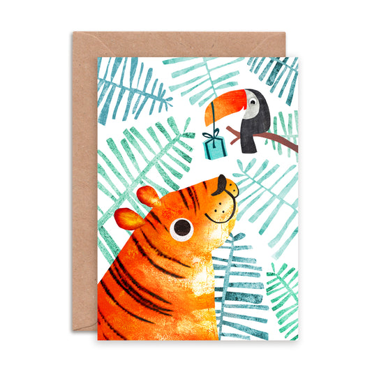 Tiger & Toucan Greetings Card image 0
