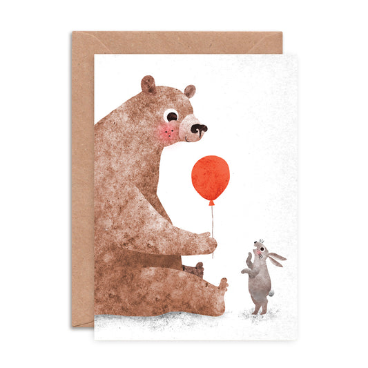 Bear & Bunny Gift Greeting Card image 0