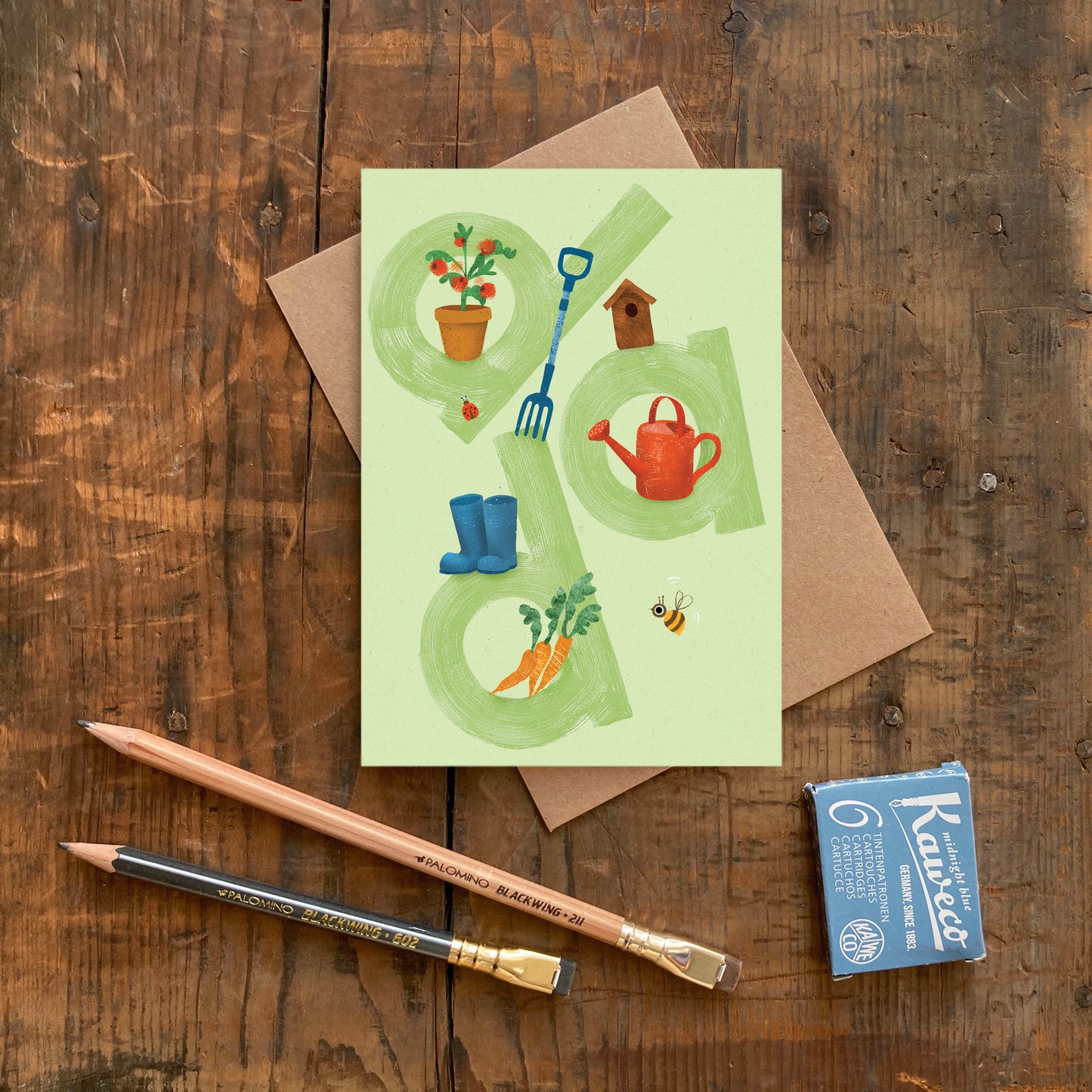 Gardening Dad Greeting Card image 1