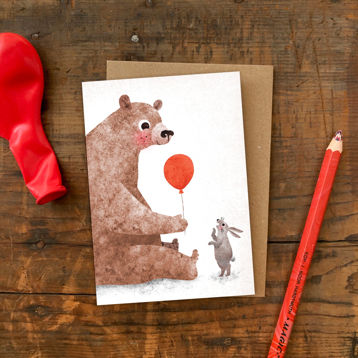 Bear & Bunny Gift Greeting Card image 1