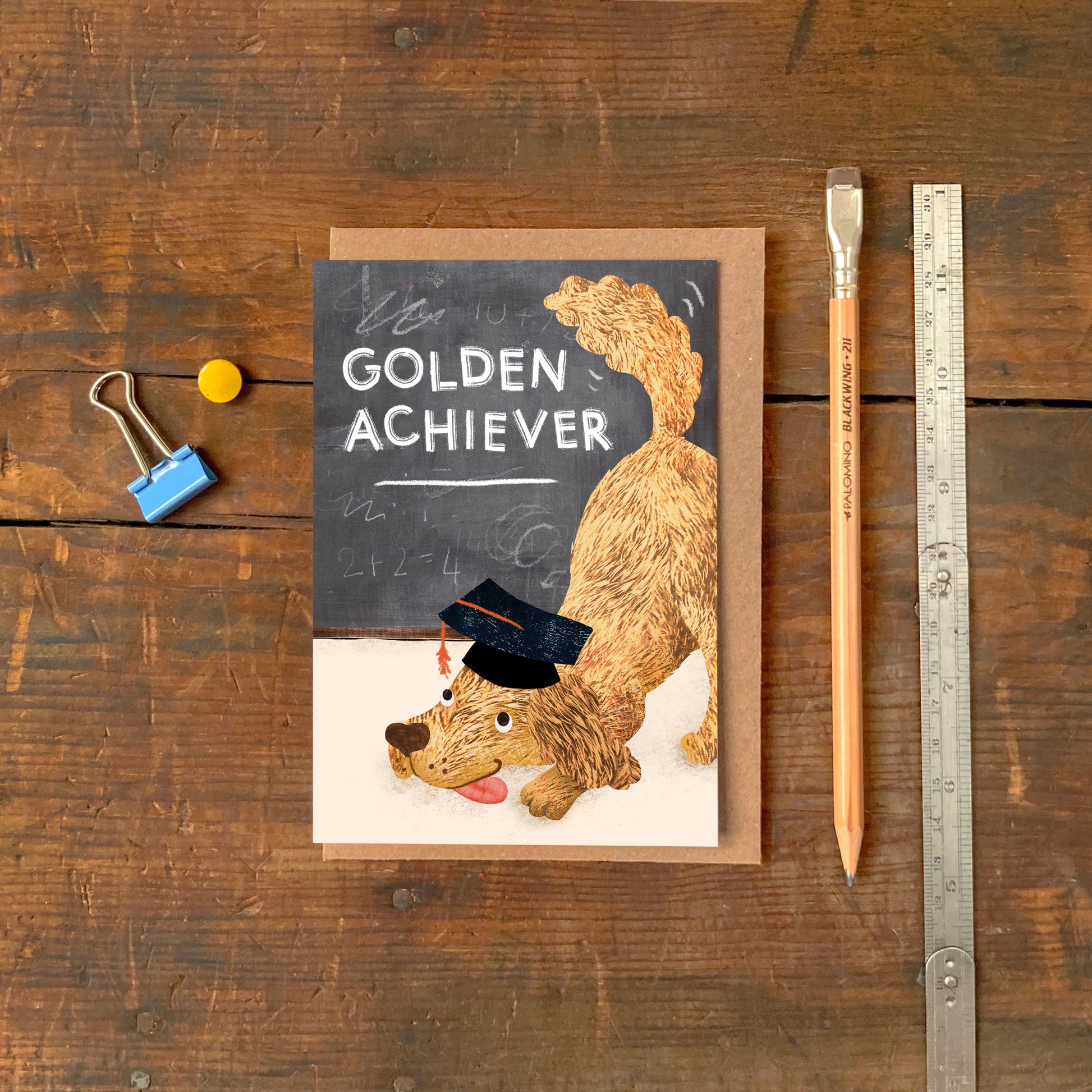 Golden Achiever Greeting Card image 3