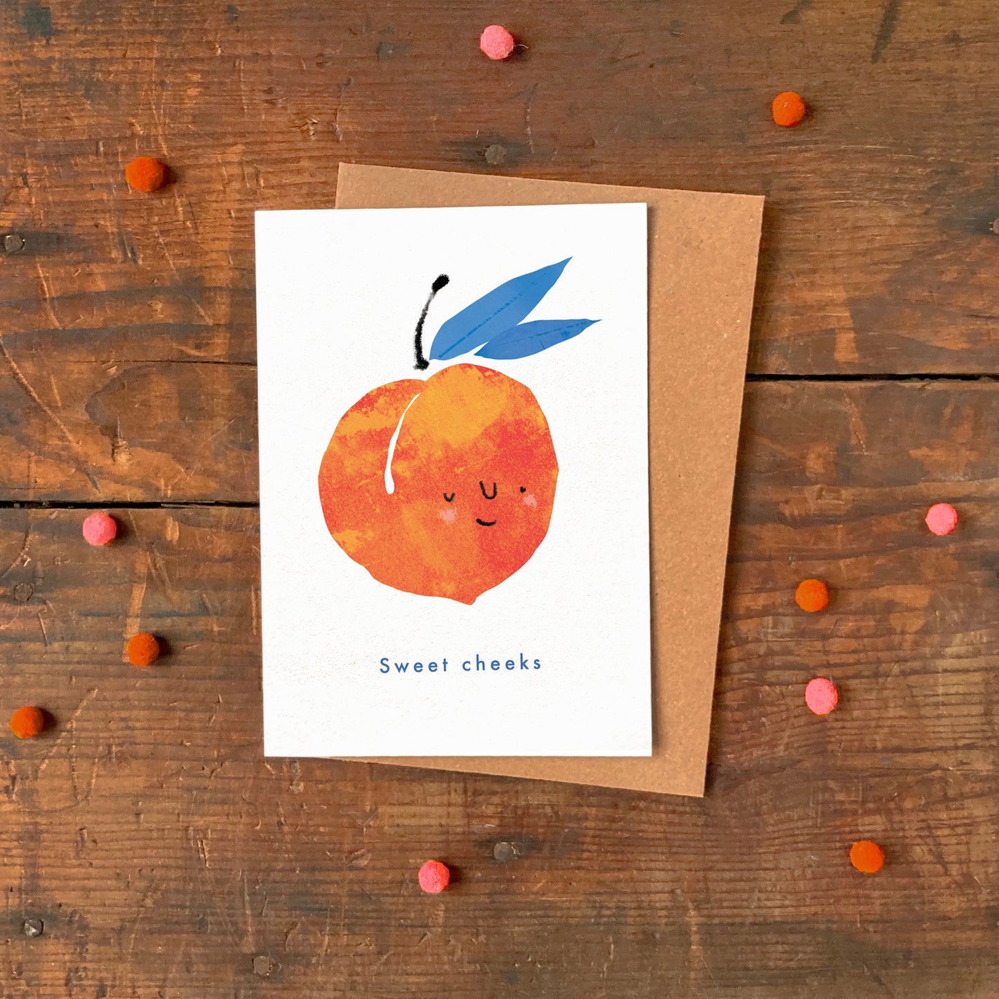 'Sweet Cheeks' Greeting Card image 1
