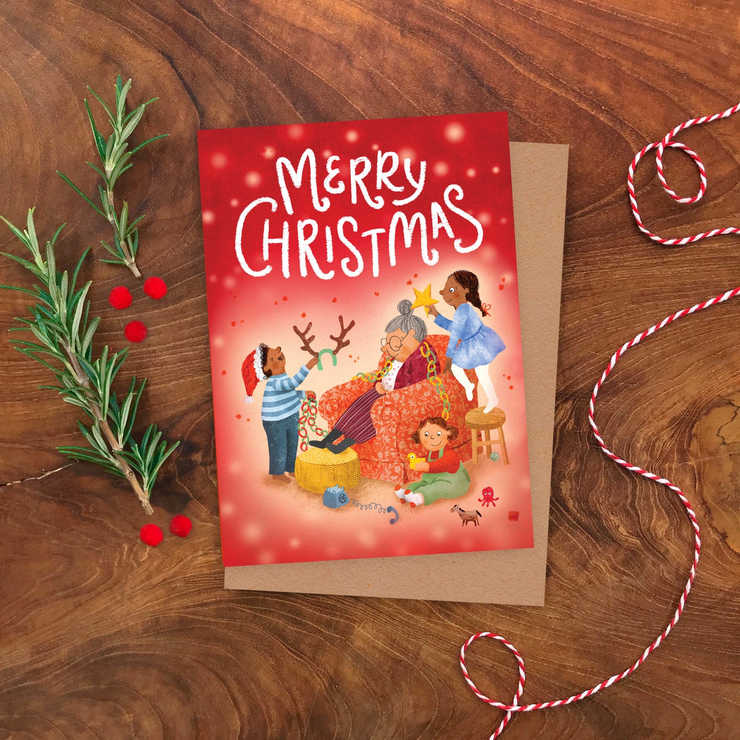 Grandma's Nap Greeting Card image 1
