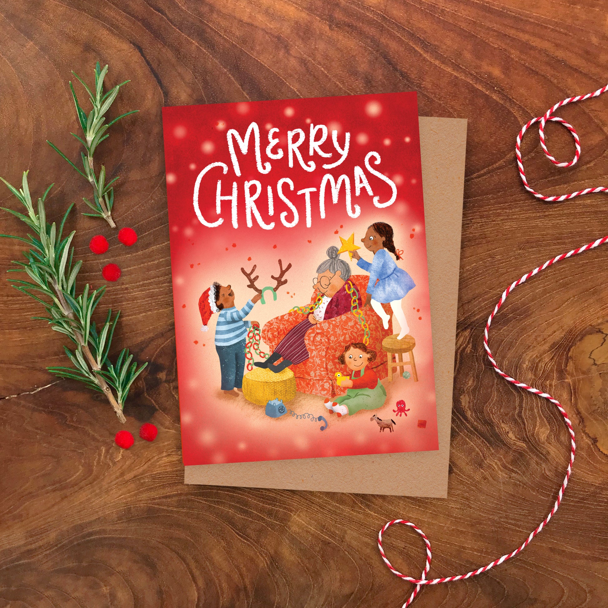 Grandma's Nap Greeting Card image 1