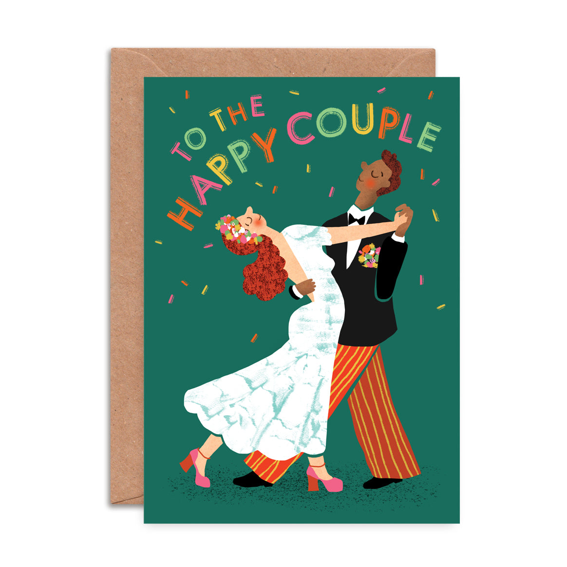 Happy Couple (MF) Greeting Card image 0