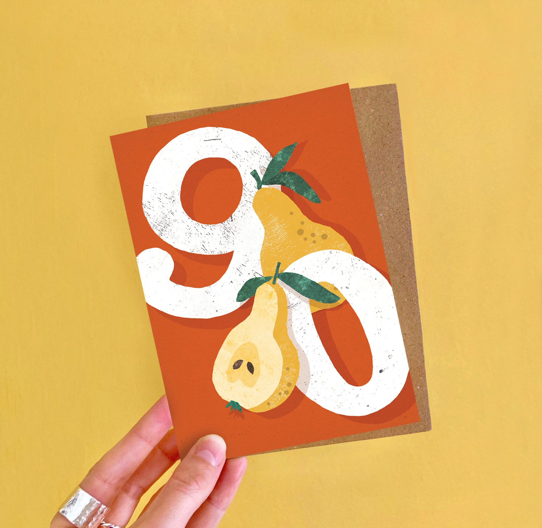 Pears Age Ninety Birthday Card image 1