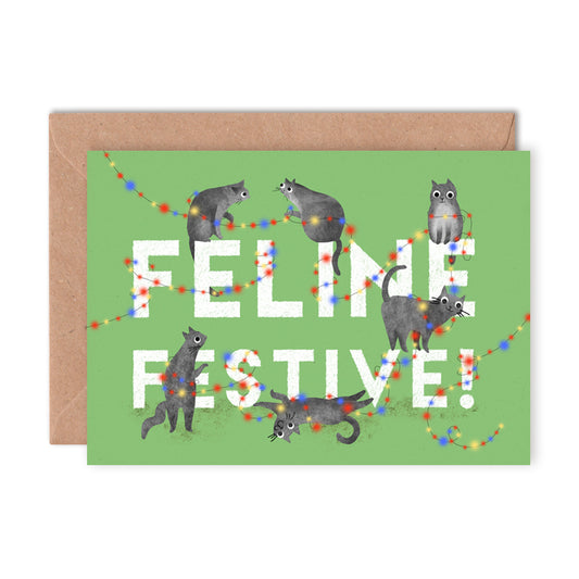 Feline Festive Christmas Card image 0
