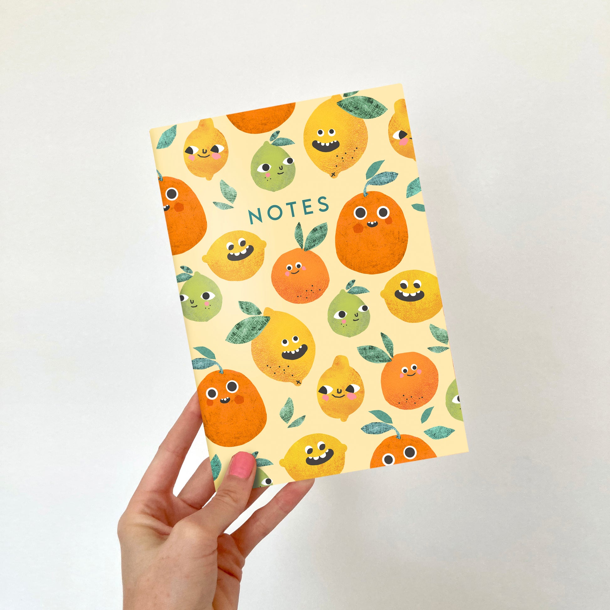 A5 Lemon Faces Notebook image 0