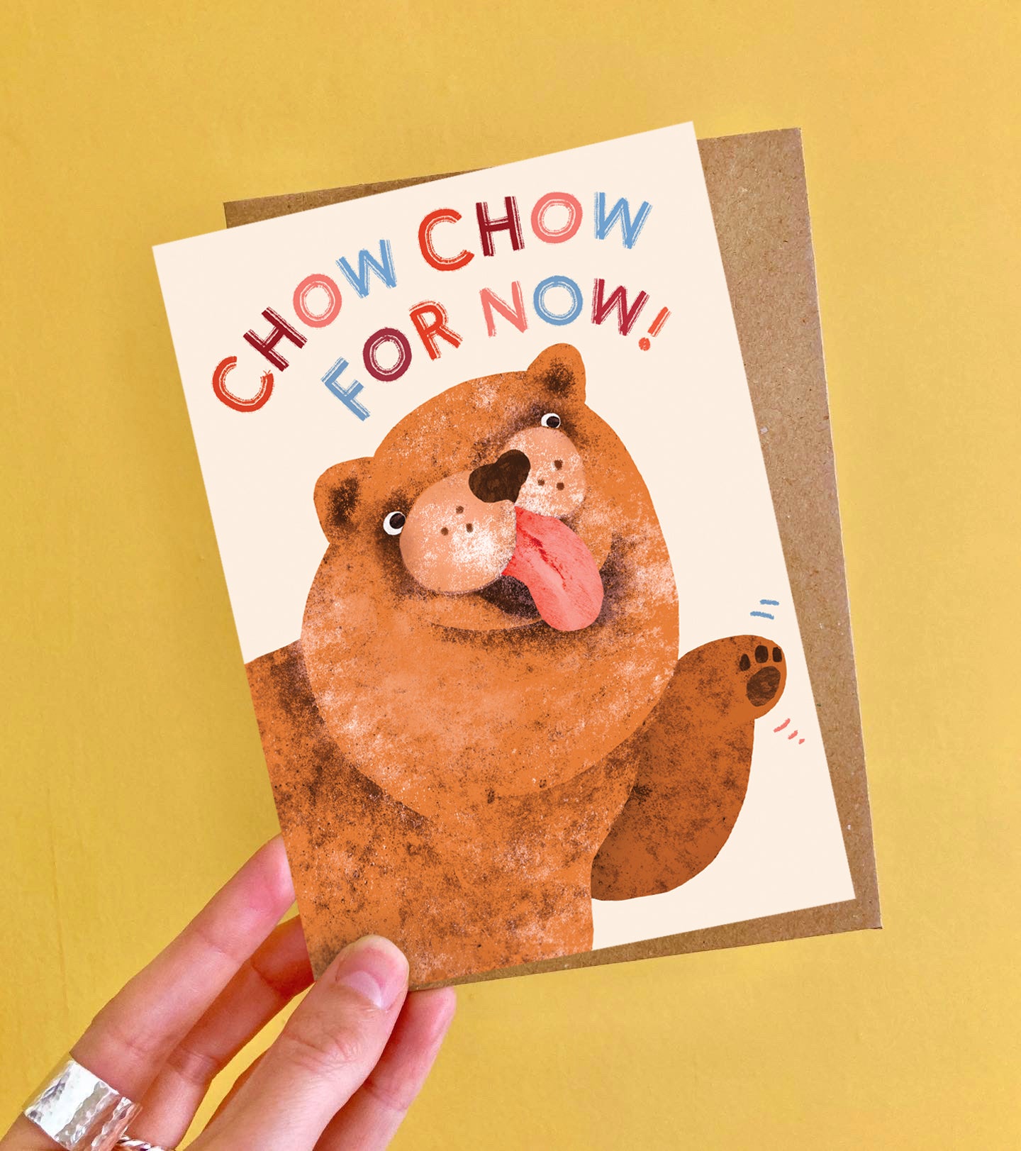 Chow Chow for Now Greeting Card image 1