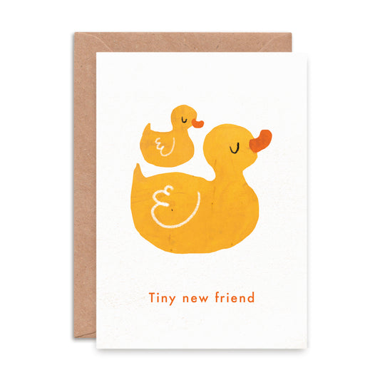 'Tiny New Friend' Greeting Card image 0